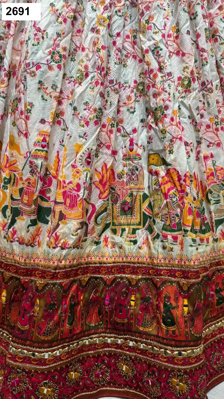Anjani Art 2691 Cotton Wholesale Lehenga — Wholesale Lehenga, MPA wholesale from Surat - Gallery Image 2